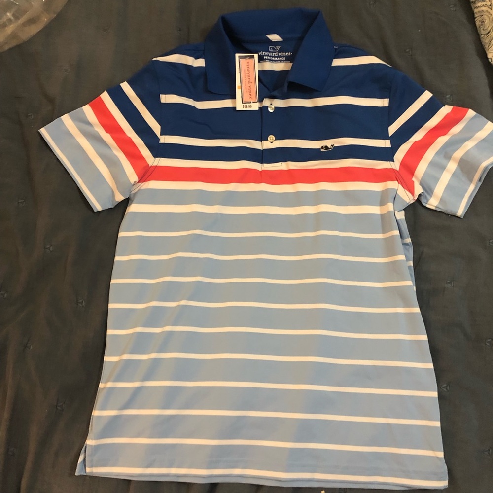 Vineyard Vines NWT men’s striped polo